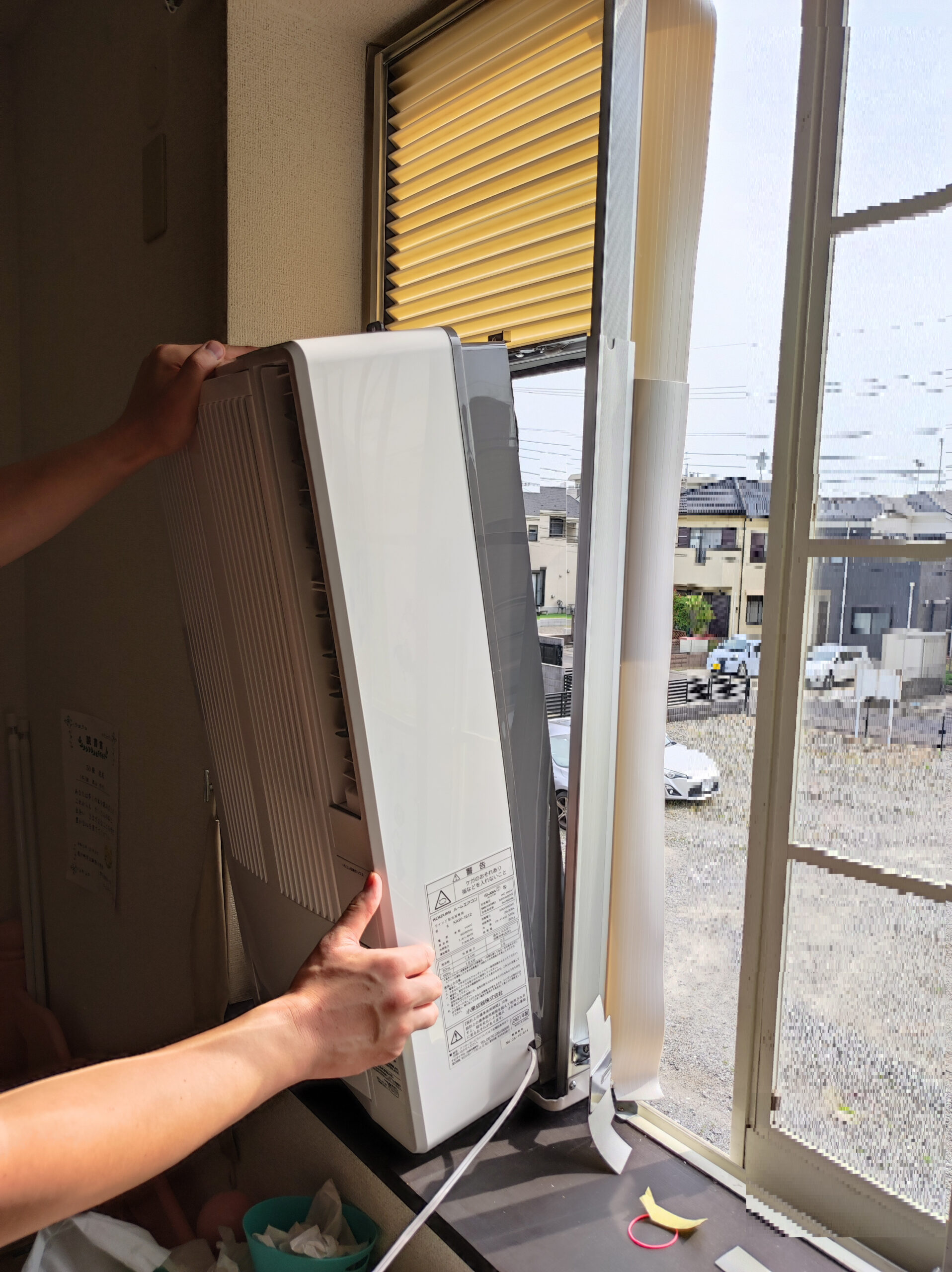 トヨトミ 窓用エアコン TIW-A180F 2015年製 - 季節、空調家電